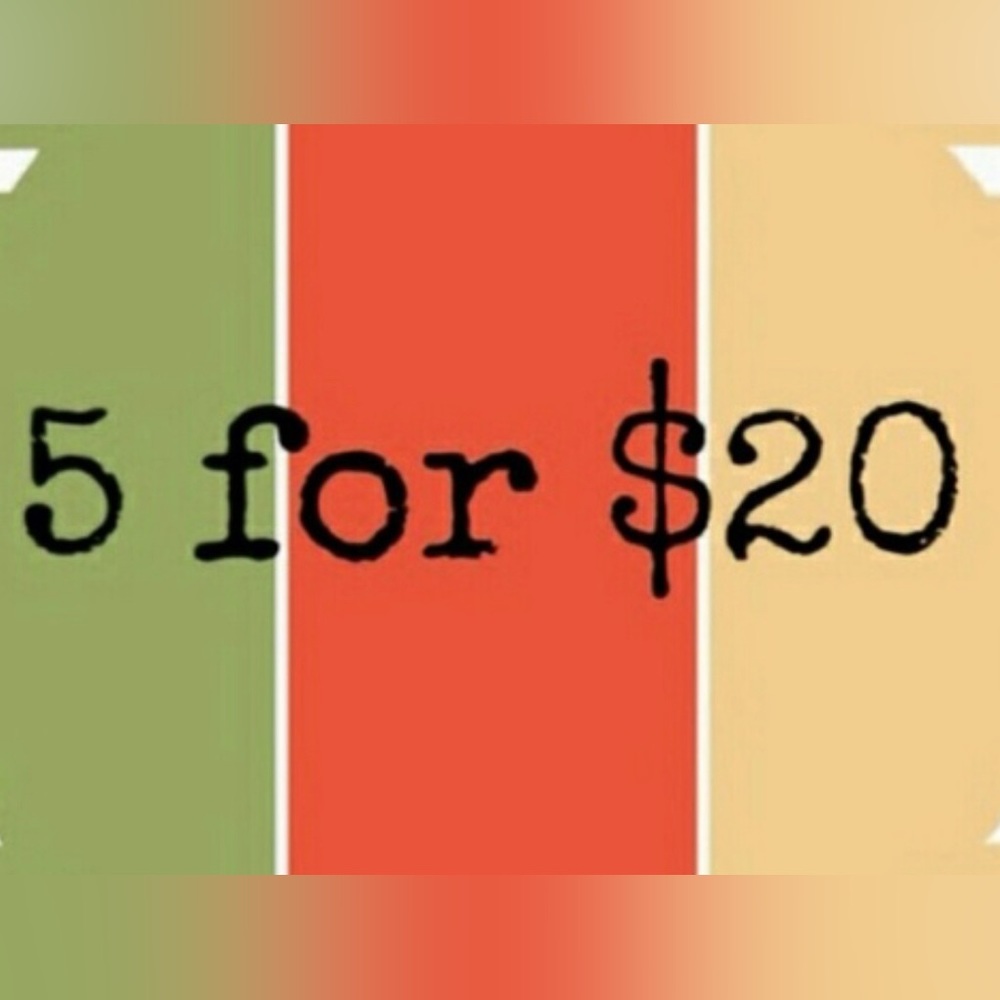 5 under $10 for $20!